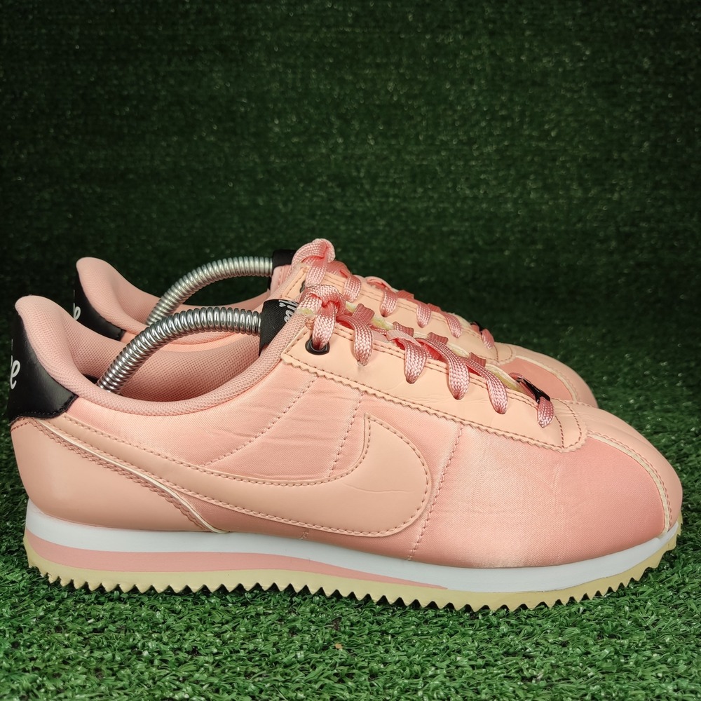 Nike Shoes Kids 5.5Y Pink Cortez Basic SL GS AV3519-600 Satin Low Top Sneakers